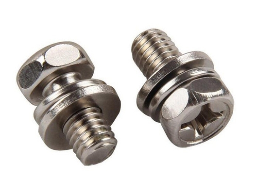 kopen ASME Standard Cross Recessed Socket Hex Head Bolts met verenigingen voor veerwasser en gewone wasser online manufacture
