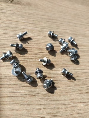 kopen Kleine grootte SEMS schroef / combinatie schroef samengesteld uit Allen Cap hoofd schroef, een Flat Washer & een veerwasser online manufacture