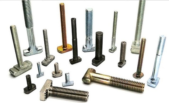 kopen Niet-standaard stalen T-bouten met verschillende materialen, maten en coating zoals de klant nodig heeft online manufacture