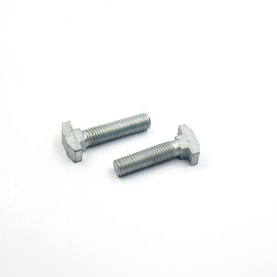 kopen Gemaakte platte vierkante hamerkop T-bouten met warm gedompelde gegalvaniseerde coating online manufacture