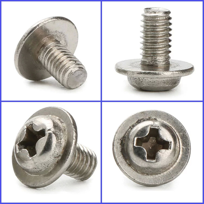 kopen Afmeting M3-M8 PWM-schroef van roestvrij staal DIN967 Kruisvergrendelde schroefkoppen met kraag - productklasse A online manufacture