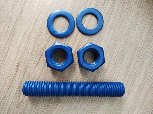 kopen Good Partner for Stud Bolt c/w 2 Heavy Hex Nuts & 2 Plain Washers Totally with PTFE Coating Finish online vervaardiging