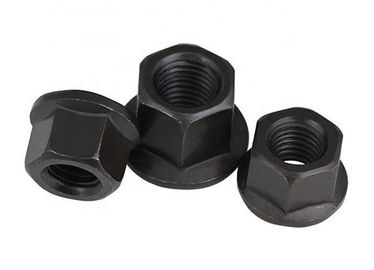 kopen Zwart Plateren M6 - M48-de Noten van de Hexuitdraaiflens, de Nootdin 6331 Norm van de Hexuitdraaikraag online manufacture