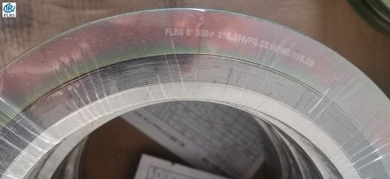 kopen Opgeheven Gezichtsss304 ASME B16.20 Spiraalvormige Gekronkelde Pakking online manufacture