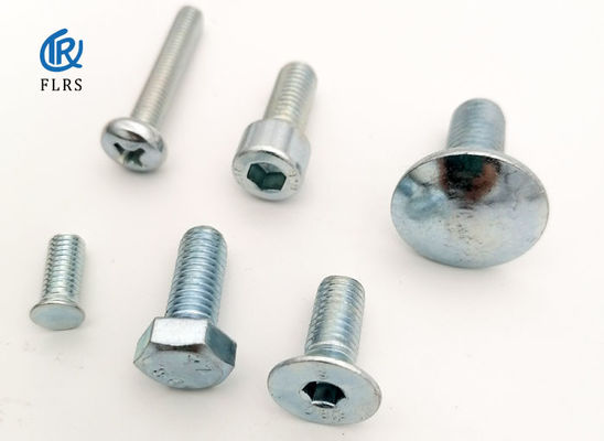 kopen Van staal Mechanische het Bevestigen en Bevestigingsmiddelen Machineschroeven met Verschillende Hoofdtypes en Specificaties online manufacture
