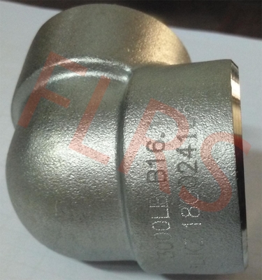 Van het de Contactdooslassen van ASME B16.11 Gesmede de Montageklasse 3000 90 Graadelleboog A182 F316L