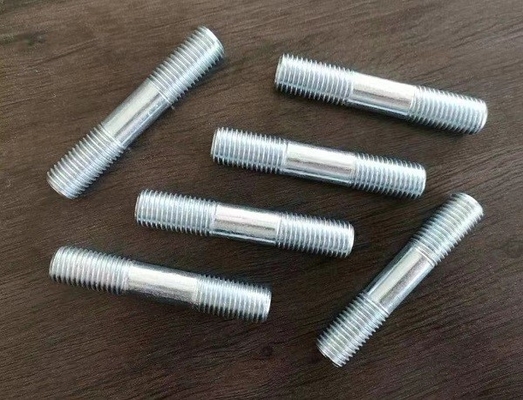 Het Staalbout van het zinkplateren Elektro Gegalvaniseerde het Vastklemmen Type Ingepaste Nagels Met twee uiteinden