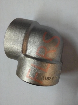 Klasse 3000 de Gesmede Montage van de Staalpijp 90 Graadelleboog A182 F316L ASME B16.11