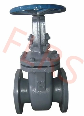 DN150 Marine Cast Steel Flanged Gate-Klep voor Schip die JIS F7366 PN10 bouwen