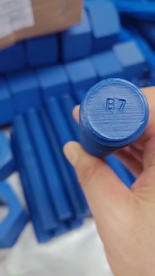 XYLAN Fluorkoolstof gecoate STUD BOLT met 2 zware hex. moeren voor staal pijpleidingsflens
