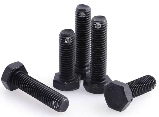 Black Hex hoofdbouten met een gat aan het einde van de schank Graad 8.8 &.10.9 koolstofstaal