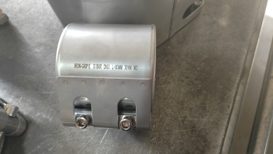Pipeline Repair Coupling / Clamp GRIP Type SS304 Materiaal met EPDM Liner