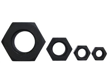 Zwart Platerentype van de Koolstofstaal Hexagon Borgmoer met Fijne Draad
