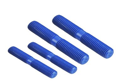 Bestand PTFE op hoge temperatuur bedekte Bouten Met twee uiteinden met Dubbele Noten Beschikbaar in Divers Materiaal met een laag